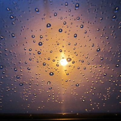 Die Morgensonne deckt auf: Kratzer auf der Scheibe. Die Morgensonne deckt auf: Kratzer auf der Scheibe.